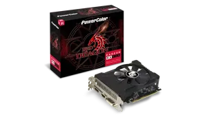 PowerColor Red Dragon Radeon RX 550 4GB GDDR5 (AXRX 550 4GBD5-DHV2/OC)